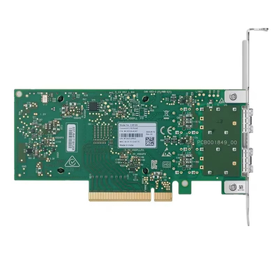 Mellanox MCX512A-ADAT ConnectX-5 Dual 25GbE SFP28 PCIe 4.0 X8 Tarjeta de adaptador Adaptador de fibra óptica de alto rendimiento para fibra baja
