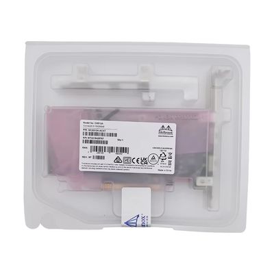 Tarjeta de expansión de adaptador de red PCIe MCX512A-ACAT de doble SFP28 de 25 Gbit 3.0x8 Connectx-5 de Mellanox, tipo de producto: equipo de fibra óptica
