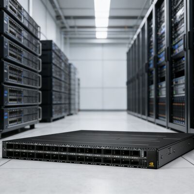 NVIDIA MQM9790-NS2R NVIDIA 400G NDR InfiniBand Switch de red no administrado