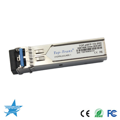10GBASE-T módulo dual óptico del Sfp de la fibra del transmisor-receptor RJ45 del cobre SFP+