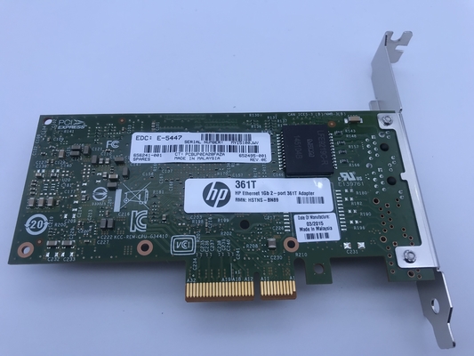 servidor portuario de la tarjeta de red del adaptador del servidor de Ethernet de 1Gb 2 HP 361T