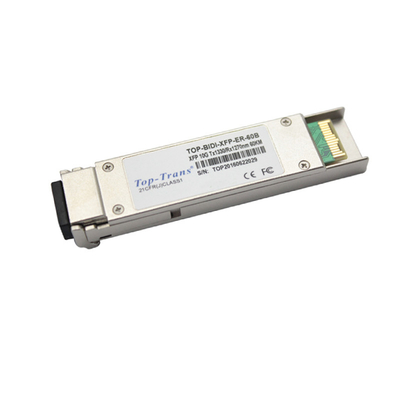 Módulo 10G SFP+ BIDI TX 1330nm RX 1270nm de Toptrans los 60Km 10G SFP
