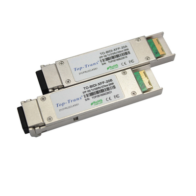 módulo 1270nm 1330nm 10GBASE-BX XFP MSA RoHS de los 20Km 10G SFP