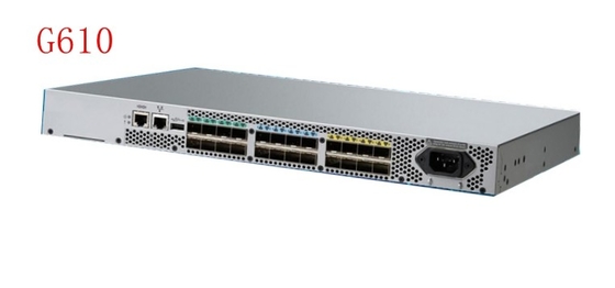 BR-G610-8-16G-0 estante de interruptor del brocado G610 8P aumentable con el transmisor-receptor de 16Gbps SWL SFP+