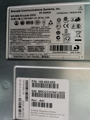interruptor portuario activo DELL EMC Connectrix DS 6505B del SAN del brocado de 16Gb SFP+ 8