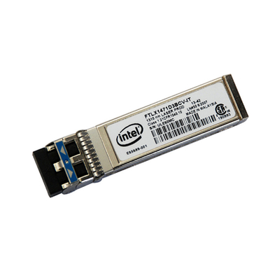 Transmisor-receptor Intel FTLX1471D3BCV-IT de la fibra del solo modo de SFP 1310nm el 10km