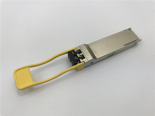 Fibra óptica del solo modo del transmisor-receptor QSFP28 1310nm de CWDM4 100G los 2KM