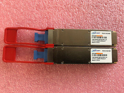 Transmisor-receptor óptico TR-FC13D-NSN de las tarifas duales de InnoLight 100Gb/s QSFP28 ER4 Lite