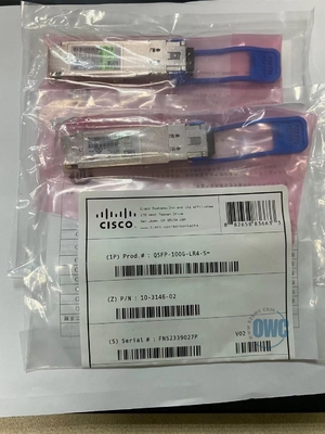 módulo de 1310nm el 10km 100G QSFP28, Cisco QSFP-100G-LR4-S 10-3146-01