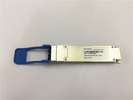 Transceptor QSFP28-100G-LR4 compatible con la marca 02311KNU, 10 km SMF 100G QSFP28
