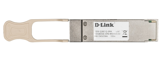 Módulos ópticos con varios modos de funcionamiento del transmisor-receptor de DEM-Q2801Q-SR4 100G SR4 el 100M 850nm