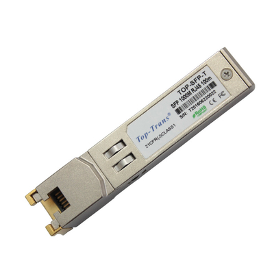 Módulos ópticos del transmisor-receptor SFP del cobre compatible 1.25G 1000M RJ45 100M GLC-TE