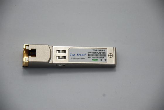 Módulos ópticos del transmisor-receptor SFP del cobre compatible 1.25G 1000M RJ45 100M GLC-TE