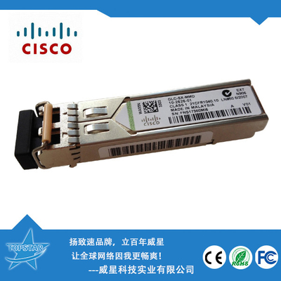 Cisco SFP 1.25G los 550M 850 transmisores-receptores fibroópticos GLC-SX-MMD del nanómetro