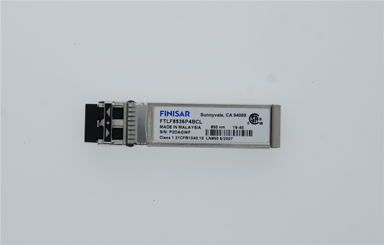 El módulo de transceptor SFP 25G de Finisar FTLF8536P4BCL tiene un conector LC de 850nm 100m.