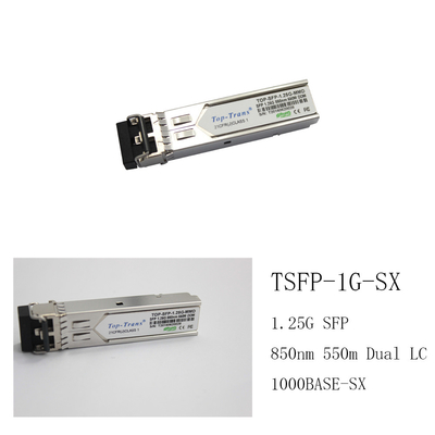 Módulo óptico a dos caras del transmisor-receptor del Arista SFP-1G-SX SFP 1.25G 850nm LC con varios modos de funcionamiento