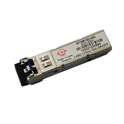 Transmisor-receptor óptico los 40km de la fibra de WTD RTXM191-450 ESFP 1.25G 1310nm