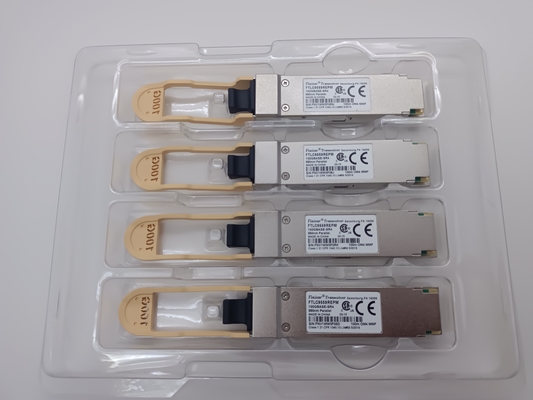 Transmisor-receptor óptico paralelo de Finisar FTLC9559REPM el 100m MMF QSFP28 para Ethernet 100G