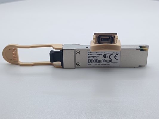 Transmisor-receptor óptico paralelo de Finisar FTLC9559REPM el 100m MMF QSFP28 para Ethernet 100G