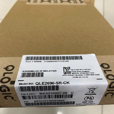 Modo multi del LC del solo FC HBA del adaptador de Qlogic QLE2690 16Gb SENIOR portuario de PCIe Gen3 X8 óptico