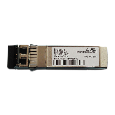 Módulo del transmisor-receptor 850nm los 300m LC MMF del canal SFP+ de la fibra 10G del brocado XBR-000218 57-1000114-01