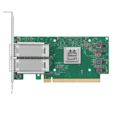 Adaptador de red portuario dual de Mellanox MCX516A-CDAT 100GbE ConnectX-5 CX516A QSFP28