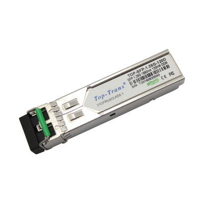 La óptica unimodal de Ethernet de SFP del gigabit del enebro SFP-1GE-EZX-120 1550nm el 120km