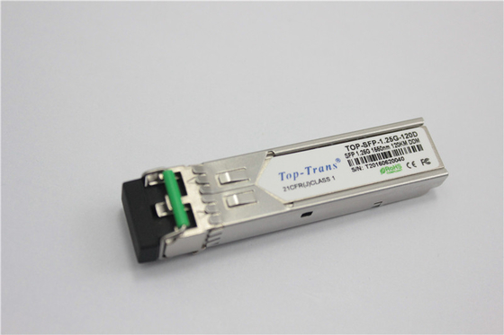 La óptica unimodal de Ethernet de SFP del gigabit del enebro SFP-1GE-EZX-120 1550nm el 120km