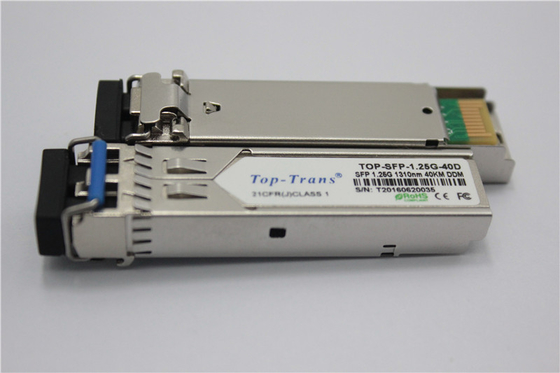 La óptica unimodal de Ethernet de SFP del gigabit del enebro EX-SFP-1GE-LX40K 1310nm los 40km