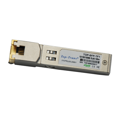 Módulo de cobre compatible del convertidor Cat5 del enebro SRX-SFP-1GE-T-ET RJ45 SFP el 100m