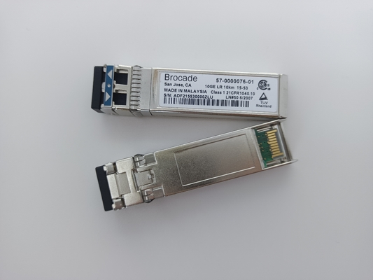 Módulo óptico del transmisor-receptor XBR-000182 10GBASE-LR SFP+ 1310nm 10G LWL del brocado 57-0000076-01 FC SFP