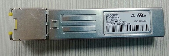 Módulo óptico del cobre 1000BSAE-T RJ45 del transmisor-receptor 1G del brocado 57-1000042-01 XBR-000190 SFP