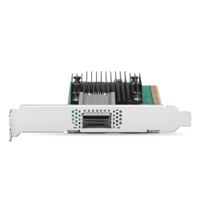 Tarjeta de Ethernet del puerto PCIe3.0 X16 ConnectX-5 de NVIDIA Mellanox MCX515A-CCAT 100GbE QSFP28