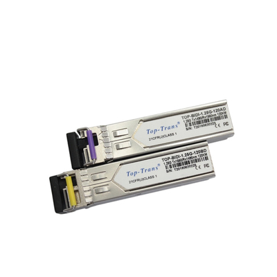 Transmisor-receptor a una cara de Cisco GLC-BX120-U 1.25G BIDI SFP 1490nm 1550nm el 120km SMF LC