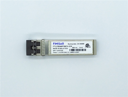 Transmisores-receptores de la fibra óptica de Finisar 14.025Gb/S 850nm MMF para Ethernet y el canal de la fibra
