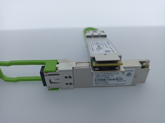 Usos originales de Finisar FTLC1157RGPL6-FB los 2km 100G CWDM4 QSFP28 con FEC