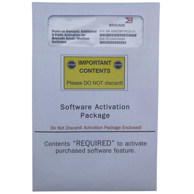 Licencia portuaria de la VAINA de la mejora del brocado XBR-SMED8PTPOD-32G 8 32G QSFP para el interruptor G610