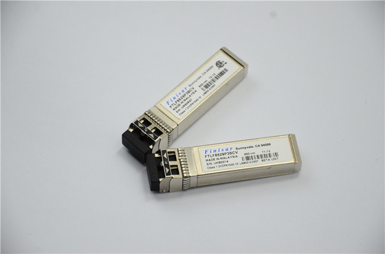 Módulo óptico enchufable caliente del transmisor-receptor de la longitud de onda del cortocircuito de FTLF8529P3BCV-QL 16G SFP+ 850nm