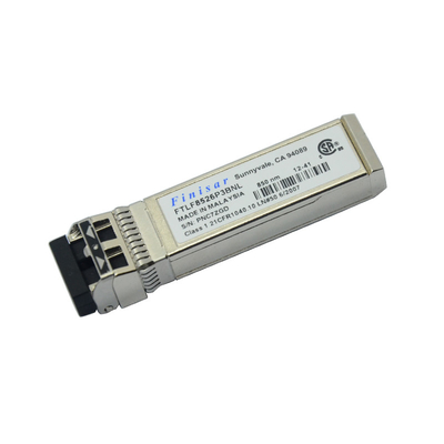 Módulo óptico del transmisor-receptor de la longitud de onda 850nm los 300m SFP+ del cortocircuito de Finisar FTLF8526P3BNL 6,1 Gb/S