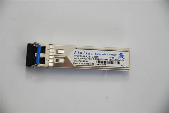 Sfp FTLF1318P2BTL-HW módulo de transceptor óptico Finisar 1.25G 1310nm 10KM cable de parche de fibra óptica