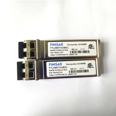 Modulo de transceptor óptico FTLX8571D3BCL 10Gb/s 850nm Multimode Datacom SFP+