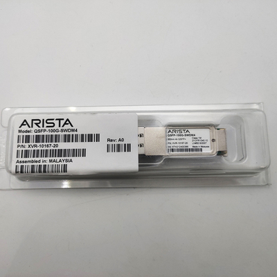 Transceptor MMF duplex de Arista QSFP-100G-SWDM4 original de 850nm 100m 70m/OM3 100m/OM4
