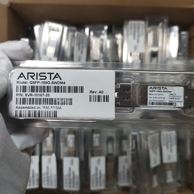 Transceptor MMF duplex de Arista QSFP-100G-SWDM4 original de 850nm 100m 70m/OM3 100m/OM4