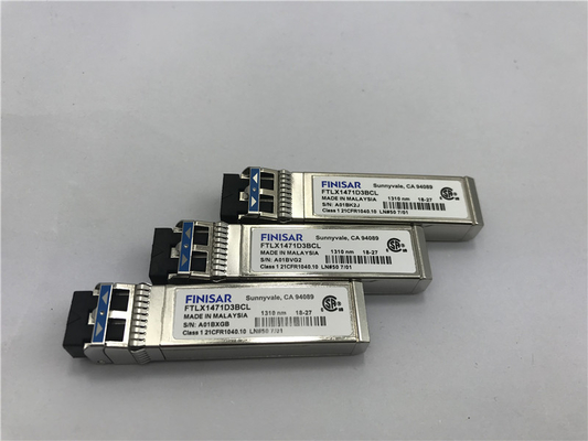 El módulo FTLX1471D3BCV original de Finisar 10G de doble velocidad10km SFP+ 10km SFP+ Transceptor óptico