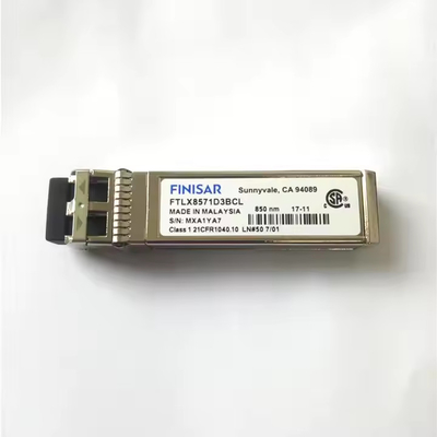 Finisar FTLX8571D3BCL 10Gb/s 850nm Multimode Datacom SFP+ Transceptor óptico para Ethernet 10G MPO POE 4G Compatible con SM