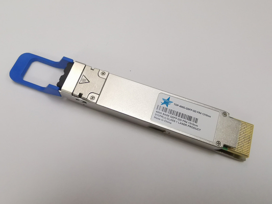 Tasa de datos del módulo 100G QSFP28 Tipo de conector 100G MTP/MPO-12 Rango de temperatura 0-70C Red versátil y flexible