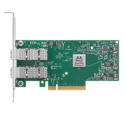 Mellanox MCX631102AN-ADAT ConnectX-6 25GbE Dual-Port SFP28 PCIe 4.0 X 8 Tarjeta de adaptador por cable externo para servidor en stock