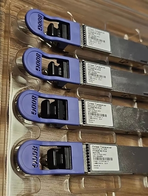 Módulos ópticos paralelos Finisar QSFP-DD-800G-DR8 500M SMF MPO16 para conmutador de red 100G, capacidad de 16 núcleos, equipos de fibra óptica 40G
