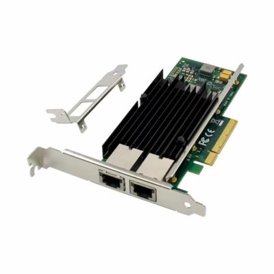New NVIDIA Mellanox ConnectX-5 MCX512A-ACUT Dual-Port 100GbE NIC PCIe Gen4 750ns Latency NVMeoF Offload Cloud/Storage Ready