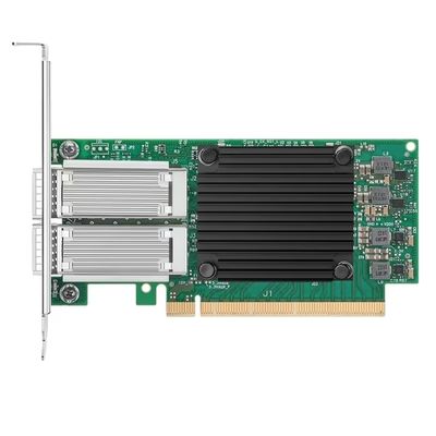 MCX516A-GCAT Tarjeta de interfaz de red Mellanox ConnectX-5 EN, 50GbE de doble puerto QSFP28, PCIe3.0 X16